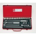 Ko-Ken Socket set 12 Point 28 pieces 1/2 Sq. Drive 4241M